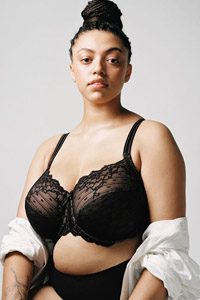 Chantelle Rive Gauche 3 Part Bra Black