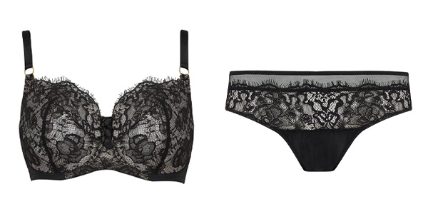 Katherine Hamilton, Abbie, Black Eyelash lace Bra